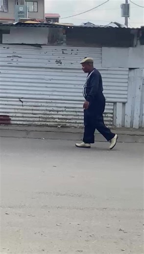 Mr. Machete Enjoys a Scenic Walk on the Road