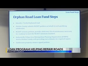 Onslow County officials introduce road repair program