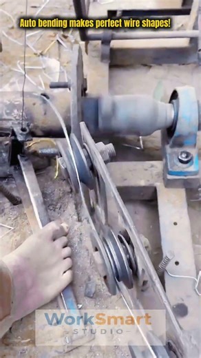 Curved Wire Production : Automated Bending Process menggunakan Machine System