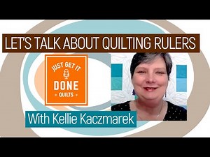 🧵🌸LET'S TALK ABOUT QUILTING RULERS with Kellie Kaczmarek of Silly Moon Quilting-Karen's Quilt Circle