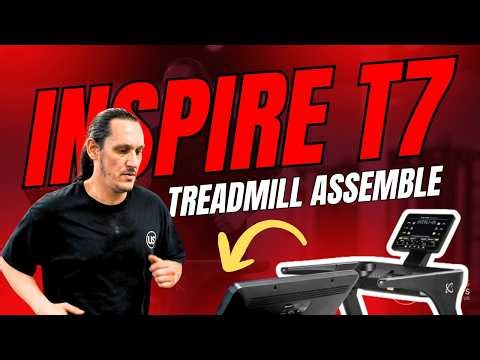 How to Assemble the Inspire T7 Treadmill | US Fitness Products 🏃🏻‍♂️‍➡️🛠️