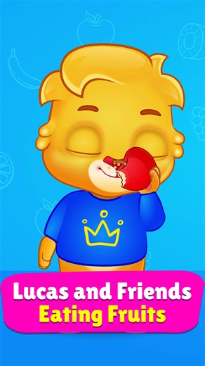 🍎🍌🍓 Fruit time with Lucas and Friends is always full of fun and colors! 🎉 🧸 Toys, books, and t-shirts bring Lucas closer to you 📺 Adventures never end on YouTube 🎨 Share the fun with GIFs on GIPHY 🔗 Explore it all in the bio #fruitsong #eatingfruits #music #fun #joy #playfulmoments #playtime #funtime #funnymoments #funnyvideos #funreels #viralreels #reelsvideo #lucasandfriends | Lucas & Friends By RV AppStudios