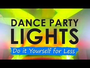 HOW TO SETUP DJ DANCE FLOOR PARTY LIGHTS FOR WEDDINGS IN 5 SECONDS