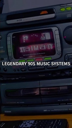 90s Sound Machines #music #hifi #retro #techretro #audio #90s