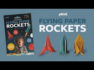 Easy Origami Rockets Tutorial | Step by Step How to Fold Instructions for Paper Rockets by Pikkii