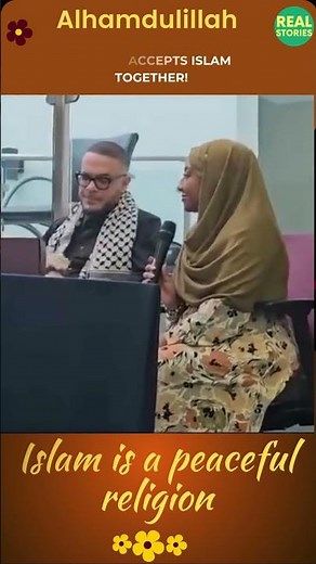 Emotional Moment U.S. Couple Accepts Islam Together! #shorts #shortsfeed