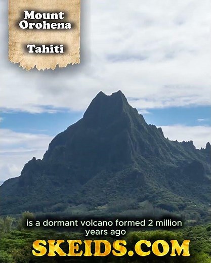 Tahiti, Mount Orohena