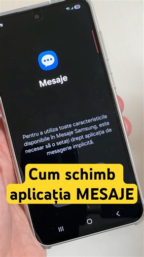 How to change the Messages app on your Samsung Galaxy phone #samsunggalaxy #samsungsetaris #mesaj...