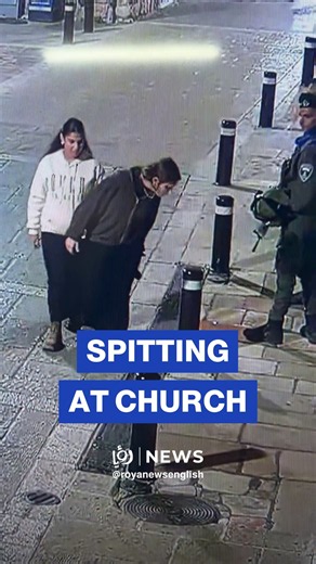 CCTV video shows ‘Israeli’ girl spitting at Armenian monastery in Jerusalem