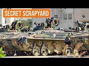 Tank Graveyard in Germany: Leopard 2 & 1, Gepard and Marder rotting away | Lost Place