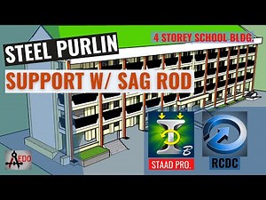 ASSIGNING SUPPORT & SAG ROD - STEEL PURLIN DESIGN