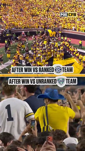 Two very different weeks for Michigan football... #CFB #Michigan #football