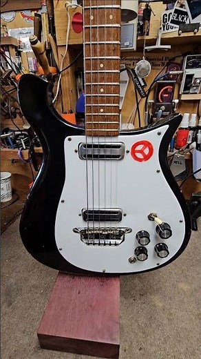 60s Rickenbacker 450 Jetglo #rickenbacker #rickenbacker450 #vintageguitar #guitarrepair