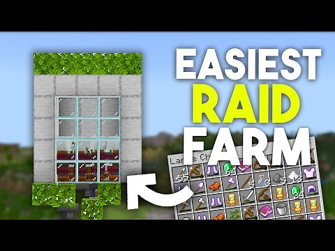 Easiest RAID Farm in Minecraft Bedrock 1.19!