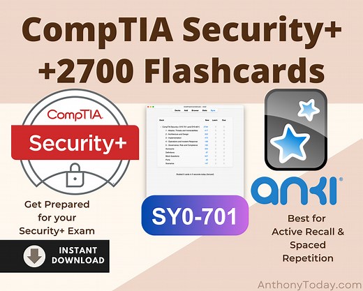 Security+ v7 Exam Prep Flashcards