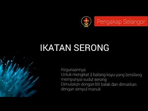 Ikatan Serong / Diagonal Lashing