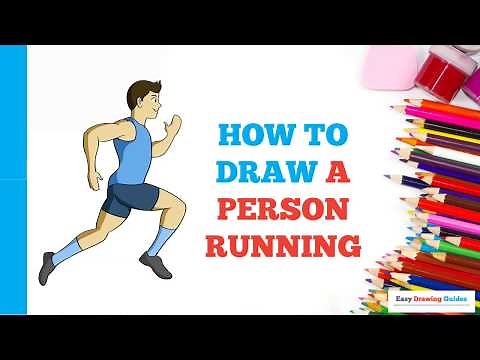 How to Draw a Person Running in a Few Easy Steps: Drawing Tutorial for Beginner Artists