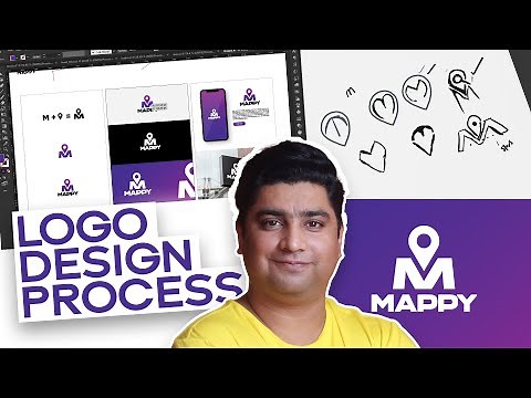 App Logo Design Tutorial in Illustrator - Full Logo Design Process