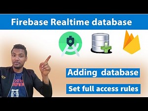 Create Firebase Realtime Database Set Full Access rules and add data #MsEthioTech