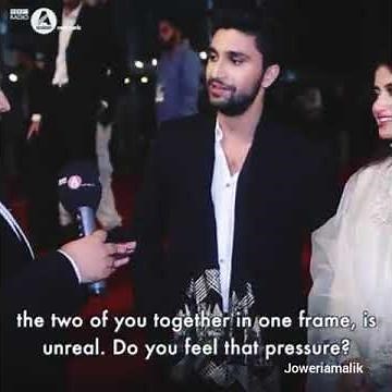 Ahad Raza Mir and Sajal Ali interview with BBC Asian network at Lux Style Awards 2018 | LSA 2018