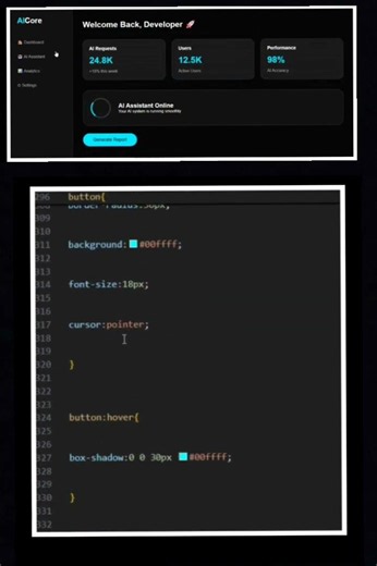 Animated Dashboard Using #html #css #javascript #frontenddeveloper #backenddeveloper #cssanimation