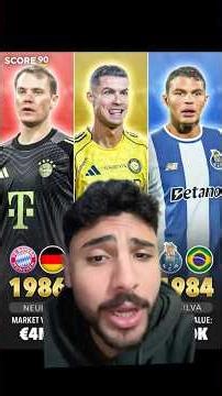 أغلي اللاعبين الذين ولدوا في كل عام من 1967 إلى 2010 💸💵#cr7 #messi #salah #mbappe #lamineyamal