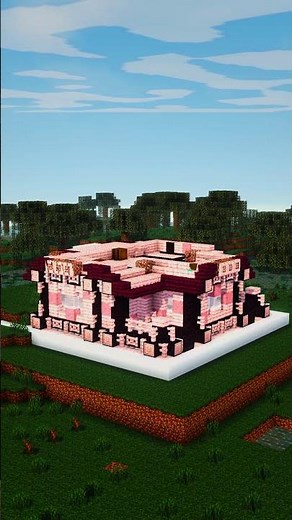 Minecraft Cherry Blossom House #minecraft #minecraftbuild
