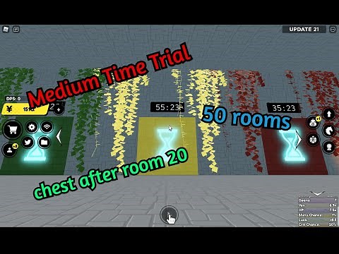 Medium time trial room showcase|anime fighters simulator Roblox