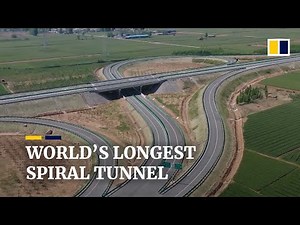 New China highway with world’s longest spiral tunnel opens to traffic
