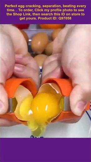This is an Egg Shell Cracker and Separator.