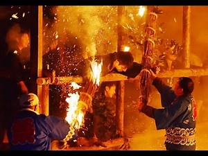 伊万里市、神原八幡宮の「取り追う祭り」