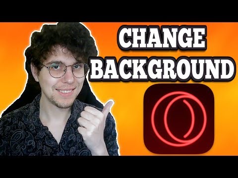How To Change Background In Opera GX
