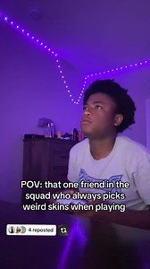 That One Friend Who Always Picks Weird Skins: POV Gaming Clip