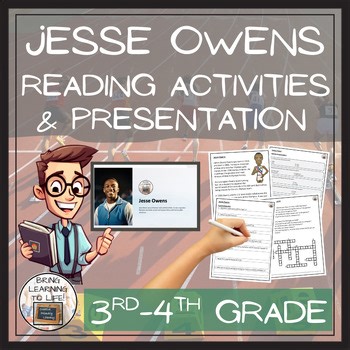 Jesse Owens Close Reading Passage & Comprehension Activities | 3rd–4th Grade