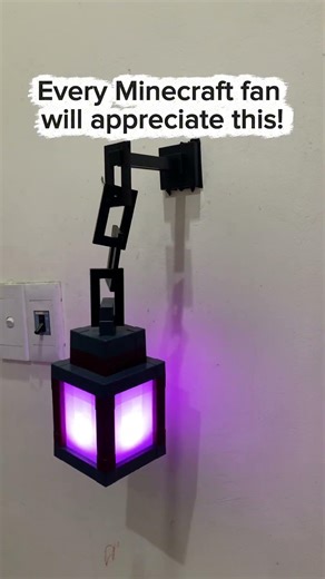 Every Minecraft fan will appreciate this! #lantern #Minecraft #lamp