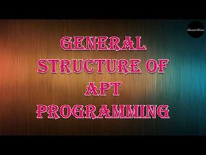 Structure of APT Language| APT Statements| Programming Language| Learn for Dreams