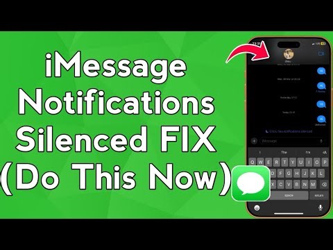 iMessage Notifications Silenced FIX (Do This Now)