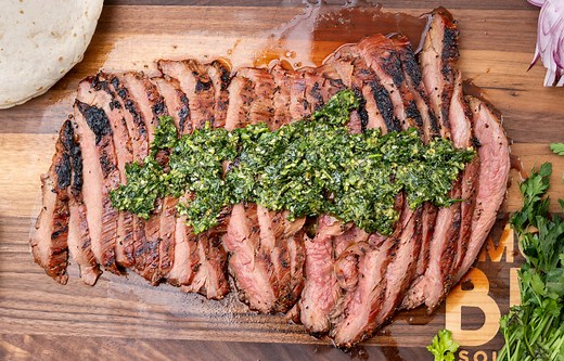 Perfect Smoked Flank Steak