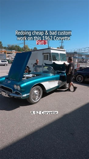 9.7K views · 482 reactions | This corvette came to us from another shop in this state and we’re gonna be redoing everything on it, down to the chassis. #trickfactorycustoms #customcar #customshop #corvette #c1corvette #fabrication #fabricationlife | Trickfactory Customs | Facebook