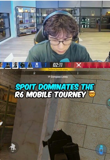 Spoit Dominates The R6 Mobile Tourney 🤯 #R6M #ad | rainbow 6 siege mobile