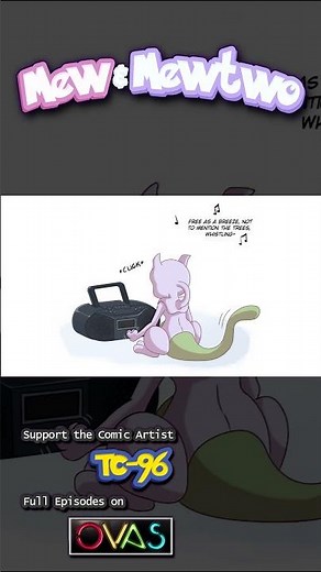Mewtwo can SING??? - Mew & Mewtwo [Comic Dub] #shorts