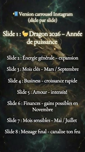 Version carousel DRAGON