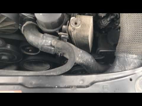 2007 Mercedes C280 Thermostat and serpentine belt removal