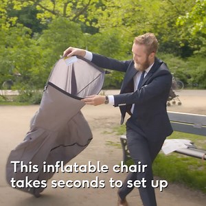 100K views · 1.1K reactions | This inflatable chair takes seconds to set up TRONO | YOO | Facebook