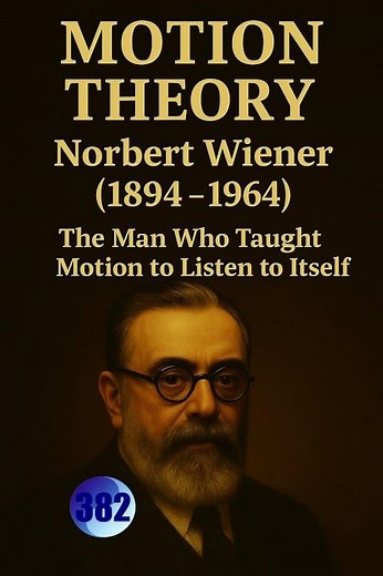 Norbert Wiener (1894–1964) — The Man Who Taught Motion to Listen to Itself