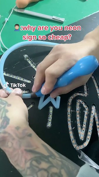 Affordable Faux Neon LED Signs for Bedroom Decor