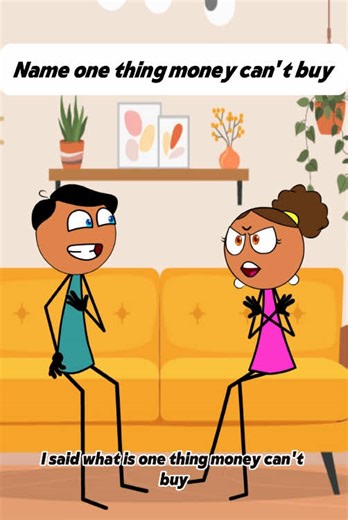 Name one thing money can't buy🤭#foryourpage #husbandwife #money #couple #funny
