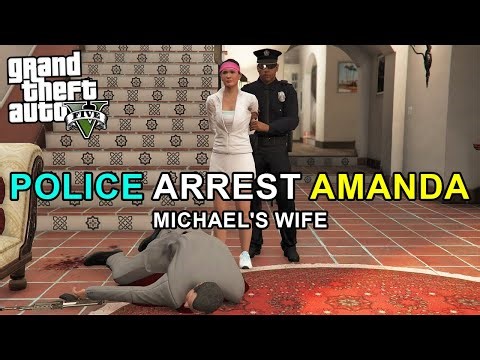 Amanda Arrested by Police – Michael Goes Crazy in GTA 5!