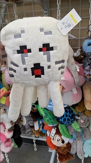 Minecraft Ghast Plush Plushie Stuffed Pillow Buddy collectible item #goldhunter137