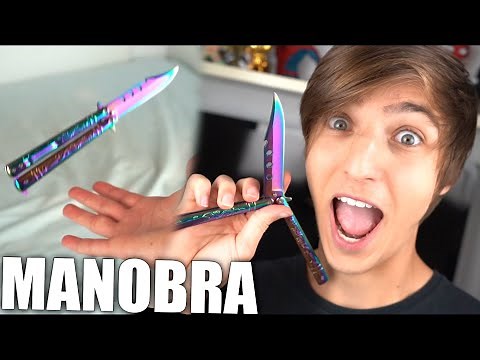 5 EASIEST BUTTERFLY KNIFE TRICKS - brazilian